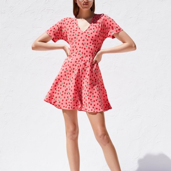 Zara cherry print dress - Picture 3 of 4